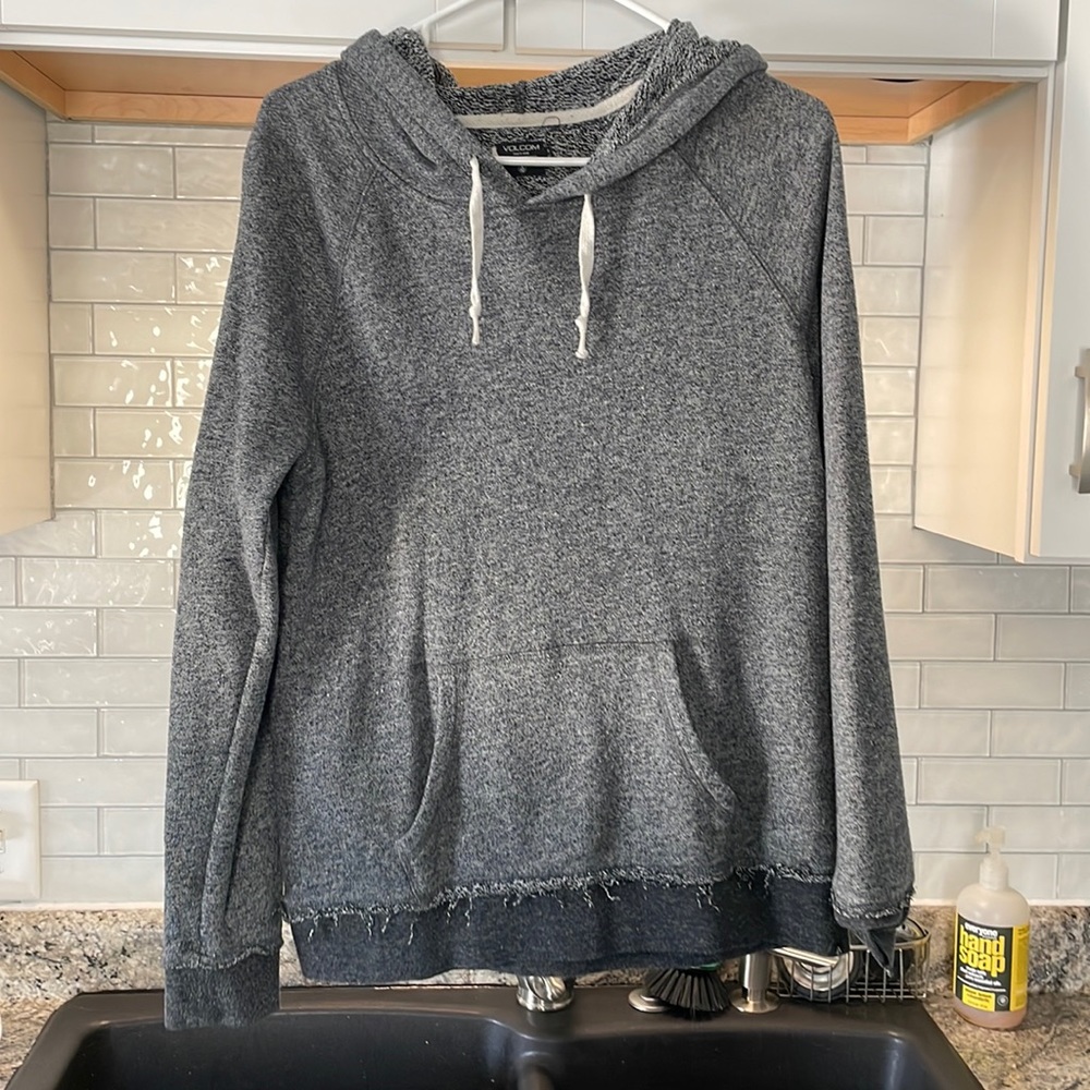 Volcom Lived In Gray Hoodie Medium